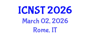 International Conference on Nuclear Science and Technology (ICNST) March 02, 2026 - Rome, Italy