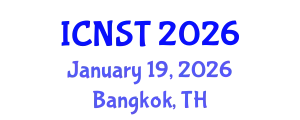 International Conference on Nuclear Science and Technology (ICNST) January 19, 2026 - Bangkok, Thailand