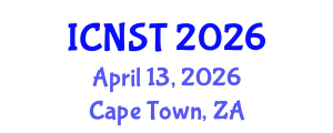 International Conference on Nuclear Science and Technology (ICNST) April 13, 2026 - Cape Town, South Africa