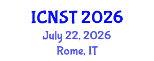 International Conference on Nuclear Science and Technology (ICNST) July 22, 2026 - Rome, Italy