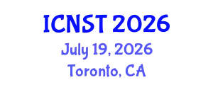 International Conference on Nuclear Science and Technology (ICNST) July 19, 2026 - Toronto, Canada
