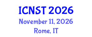 International Conference on Nuclear Science and Technology (ICNST) November 11, 2026 - Rome, Italy