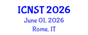 International Conference on Nuclear Science and Technology (ICNST) June 01, 2026 - Rome, Italy