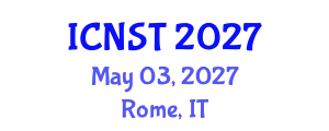 International Conference on Nuclear Science and Technology (ICNST) May 03, 2027 - Rome, Italy