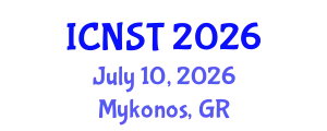 International Conference on Nuclear Science and Technology (ICNST) July 10, 2026 - Mykonos, Greece
