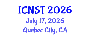 International Conference on Nuclear Science and Technology (ICNST) July 17, 2026 - Quebec City, Canada