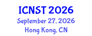 International Conference on Nuclear Science and Technology (ICNST) September 27, 2026 - Hong Kong, China