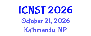 International Conference on Nuclear Science and Technology (ICNST) October 21, 2026 - Kathmandu, Nepal
