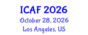 International Conference on Accounting and Finance (ICAF) October 28, 2026 - Los Angeles, United States