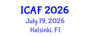 International Conference on Accounting and Finance (ICAF) July 19, 2026 - Helsinki, Finland