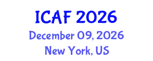 International Conference on Accounting and Finance (ICAF) December 09, 2026 - New York, United States