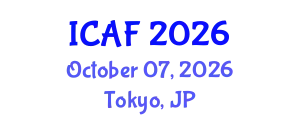 International Conference on Accounting and Finance (ICAF) October 07, 2026 - Tokyo, Japan
