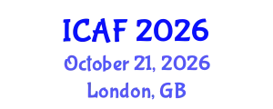 International Conference on Accounting and Finance (ICAF) October 21, 2026 - London, United Kingdom