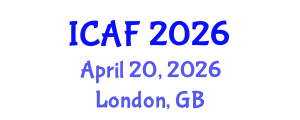 International Conference on Accounting and Finance (ICAF) April 20, 2026 - London, United Kingdom
