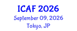 International Conference on Accounting and Finance (ICAF) September 09, 2026 - Tokyo, Japan