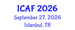International Conference on Accounting and Finance (ICAF) September 27, 2026 - Istanbul, Turkey