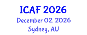 International Conference on Accounting and Finance (ICAF) December 02, 2026 - Sydney, Australia