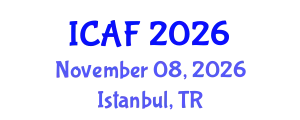 International Conference on Accounting and Finance (ICAF) November 08, 2026 - Istanbul, Turkey
