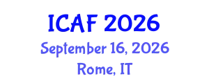 International Conference on Accounting and Finance (ICAF) September 16, 2026 - Rome, Italy