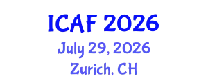 International Conference on Accounting and Finance (ICAF) July 29, 2026 - Zurich, Switzerland