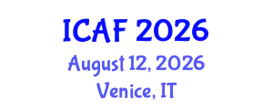 International Conference on Accounting and Finance (ICAF) August 12, 2026 - Venice, Italy