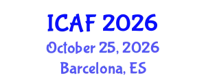 International Conference on Accounting and Finance (ICAF) October 25, 2026 - Barcelona, Spain