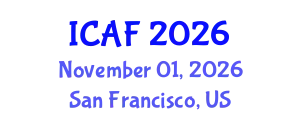 International Conference on Accounting and Finance (ICAF) November 01, 2026 - San Francisco, United States
