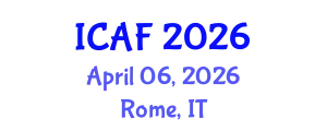 International Conference on Accounting and Finance (ICAF) April 06, 2026 - Rome, Italy