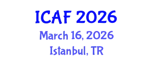 International Conference on Accounting and Finance (ICAF) March 16, 2026 - Istanbul, Turkey