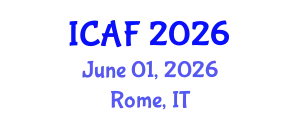 International Conference on Accounting and Finance (ICAF) June 01, 2026 - Rome, Italy