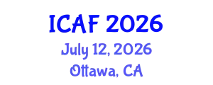 International Conference on Accounting and Finance (ICAF) July 12, 2026 - Ottawa, Canada