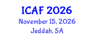 International Conference on Accounting and Finance (ICAF) November 15, 2026 - Jeddah, Saudi Arabia