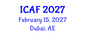 International Conference on Accounting and Finance (ICAF) February 15, 2027 - Dubai, United Arab Emirates