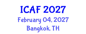 International Conference on Accounting and Finance (ICAF) February 04, 2027 - Bangkok, Thailand