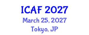 International Conference on Accounting and Finance (ICAF) March 25, 2027 - Tokyo, Japan