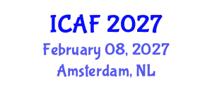 International Conference on Accounting and Finance (ICAF) February 08, 2027 - Amsterdam, Netherlands