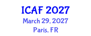 International Conference on Accounting and Finance (ICAF) March 29, 2027 - Paris, France