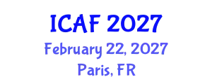 International Conference on Accounting and Finance (ICAF) February 22, 2027 - Paris, France