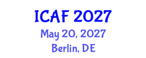 International Conference on Accounting and Finance (ICAF) May 20, 2027 - Berlin, Germany
