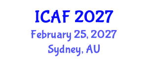International Conference on Accounting and Finance (ICAF) February 25, 2027 - Sydney, Australia
