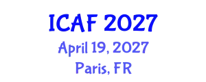International Conference on Accounting and Finance (ICAF) April 19, 2027 - Paris, France
