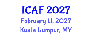 International Conference on Accounting and Finance (ICAF) February 11, 2027 - Kuala Lumpur, Malaysia
