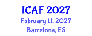 International Conference on Accounting and Finance (ICAF) February 11, 2027 - Barcelona, Spain