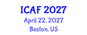 International Conference on Accounting and Finance (ICAF) April 22, 2027 - Boston, United States