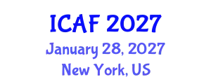 International Conference on Accounting and Finance (ICAF) January 28, 2027 - New York, United States