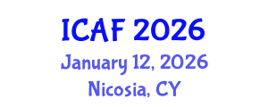 International Conference on Accounting and Finance (ICAF) January 12, 2026 - Nicosia, Cyprus