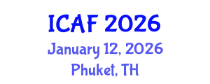 International Conference on Accounting and Finance (ICAF) January 12, 2026 - Phuket, Thailand