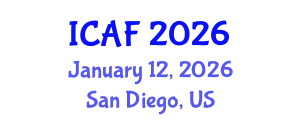 International Conference on Accounting and Finance (ICAF) January 12, 2026 - San Diego, United States