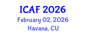 International Conference on Accounting and Finance (ICAF) February 02, 2026 - Havana, Cuba