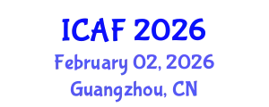 International Conference on Accounting and Finance (ICAF) February 02, 2026 - Guangzhou, China